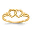 14K Heart Ring