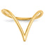 14k Chevron Shaped Ring