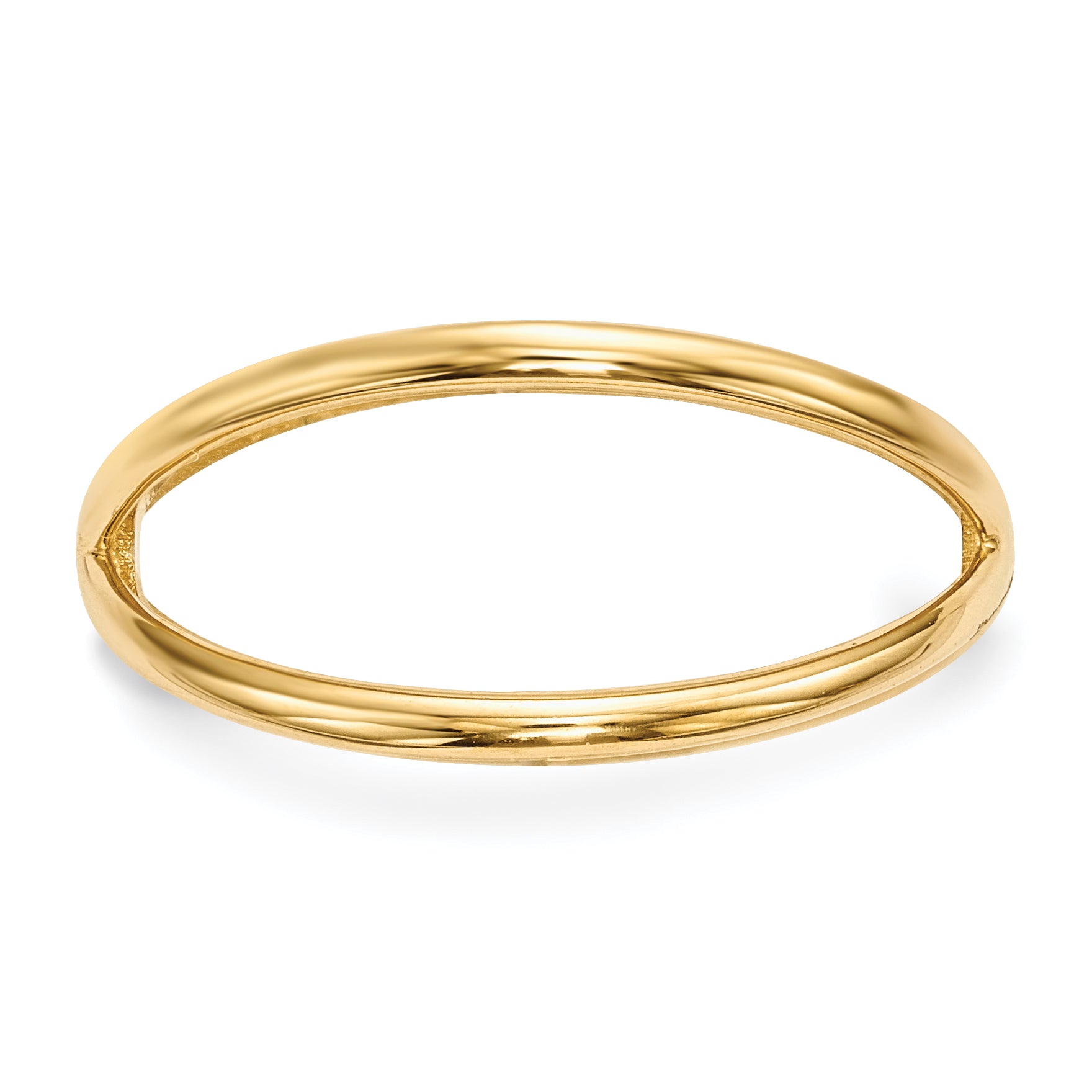 14k Gold Polished Double Ring Secondary image