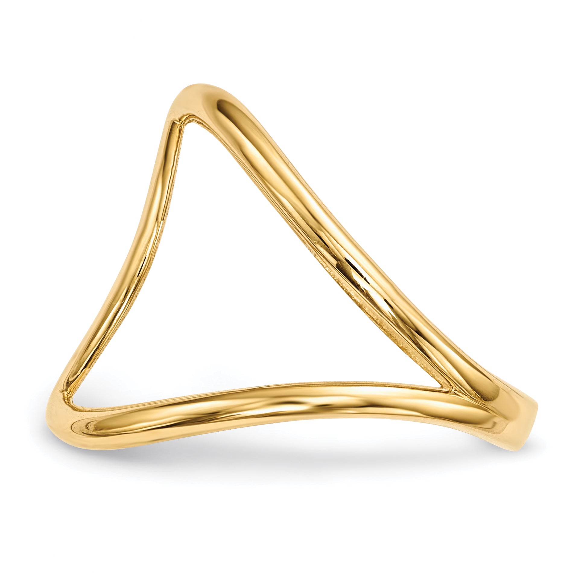 14k Gold Polished Ring Secondary image