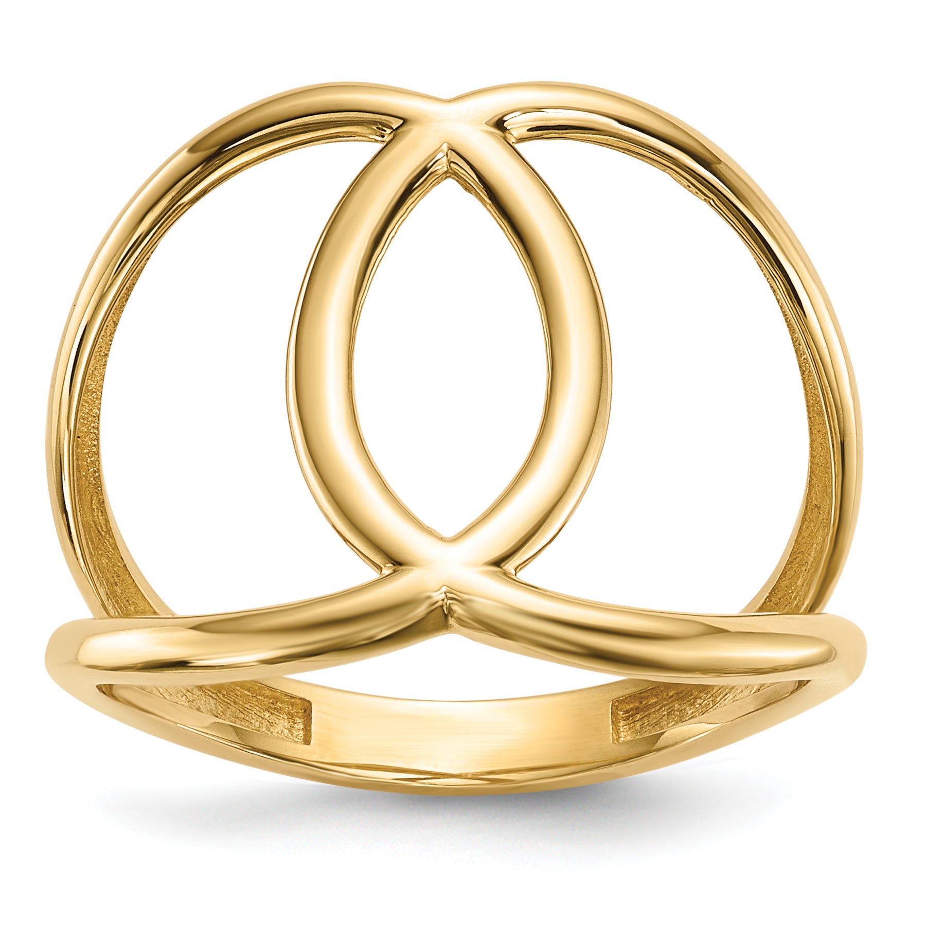 14k Gold Polished Ring Main image