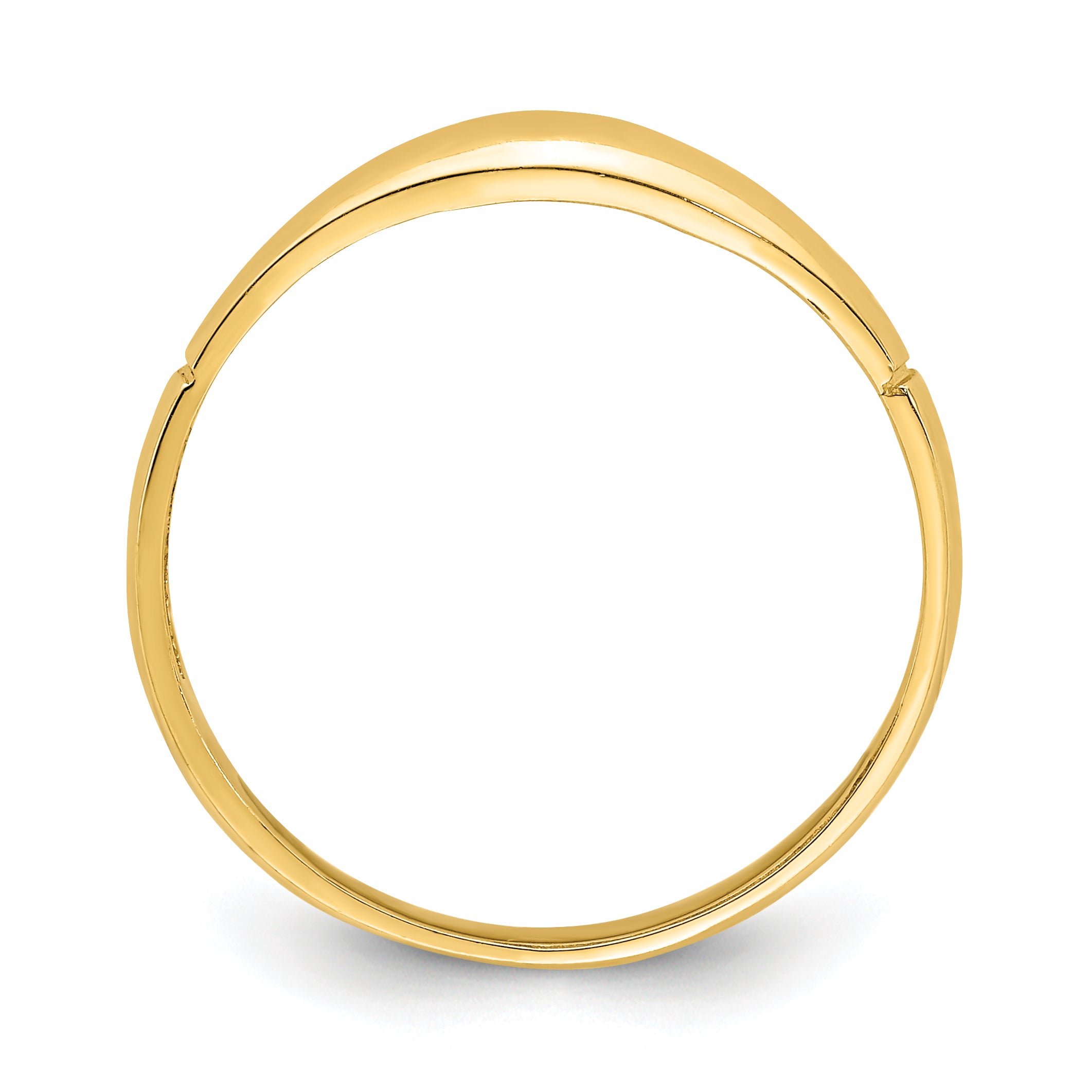 14K D/C Band Ring Secondary image