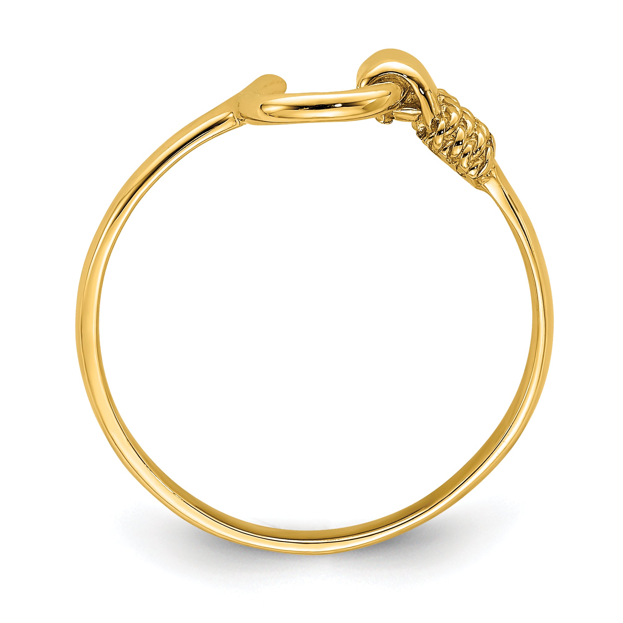 14K Horseshoe Ring Secondary image