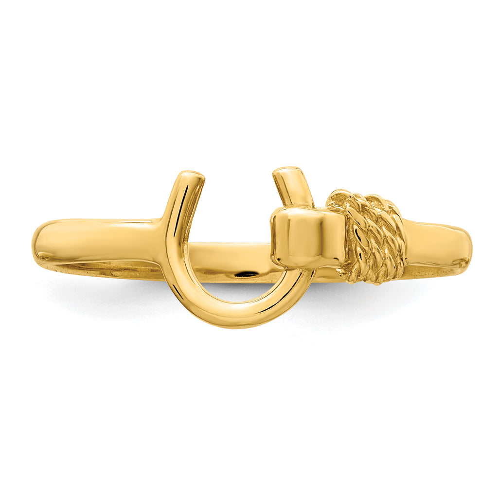 14K Horseshoe Ring