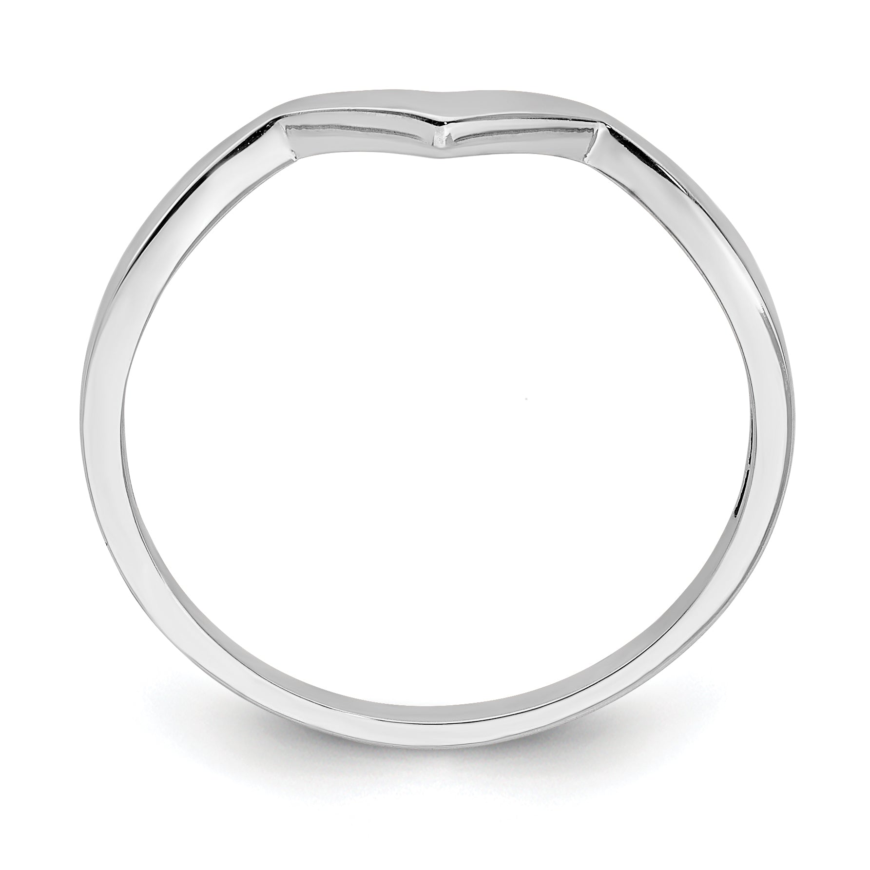 14K White Gold Ring