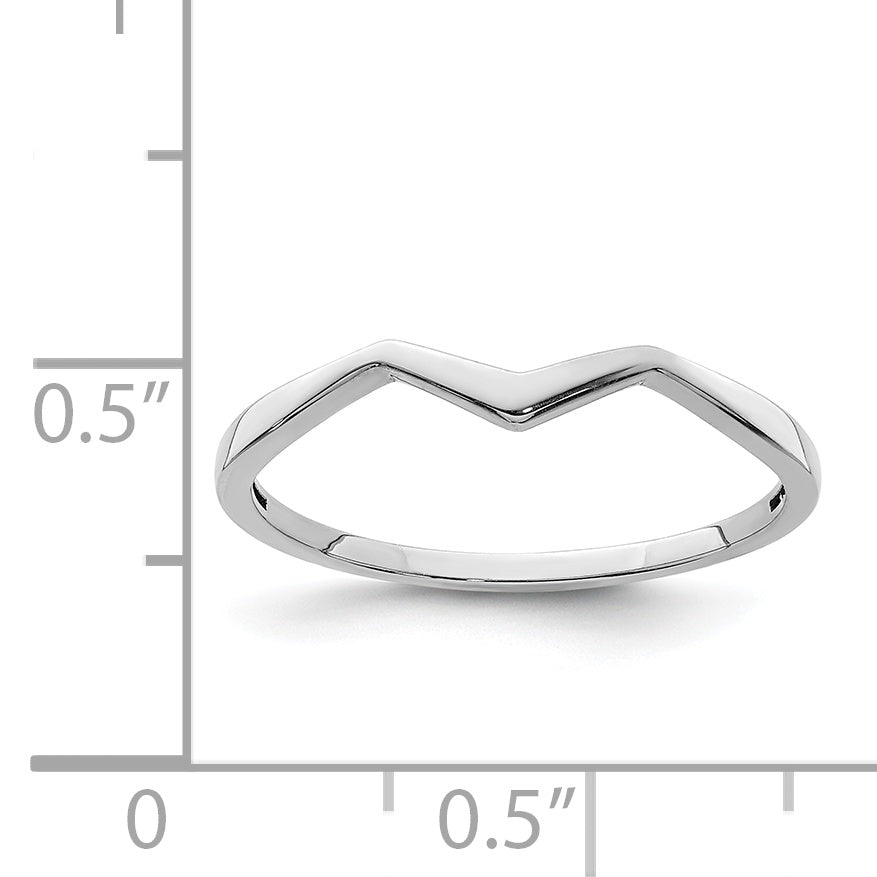 14K White Gold Ring