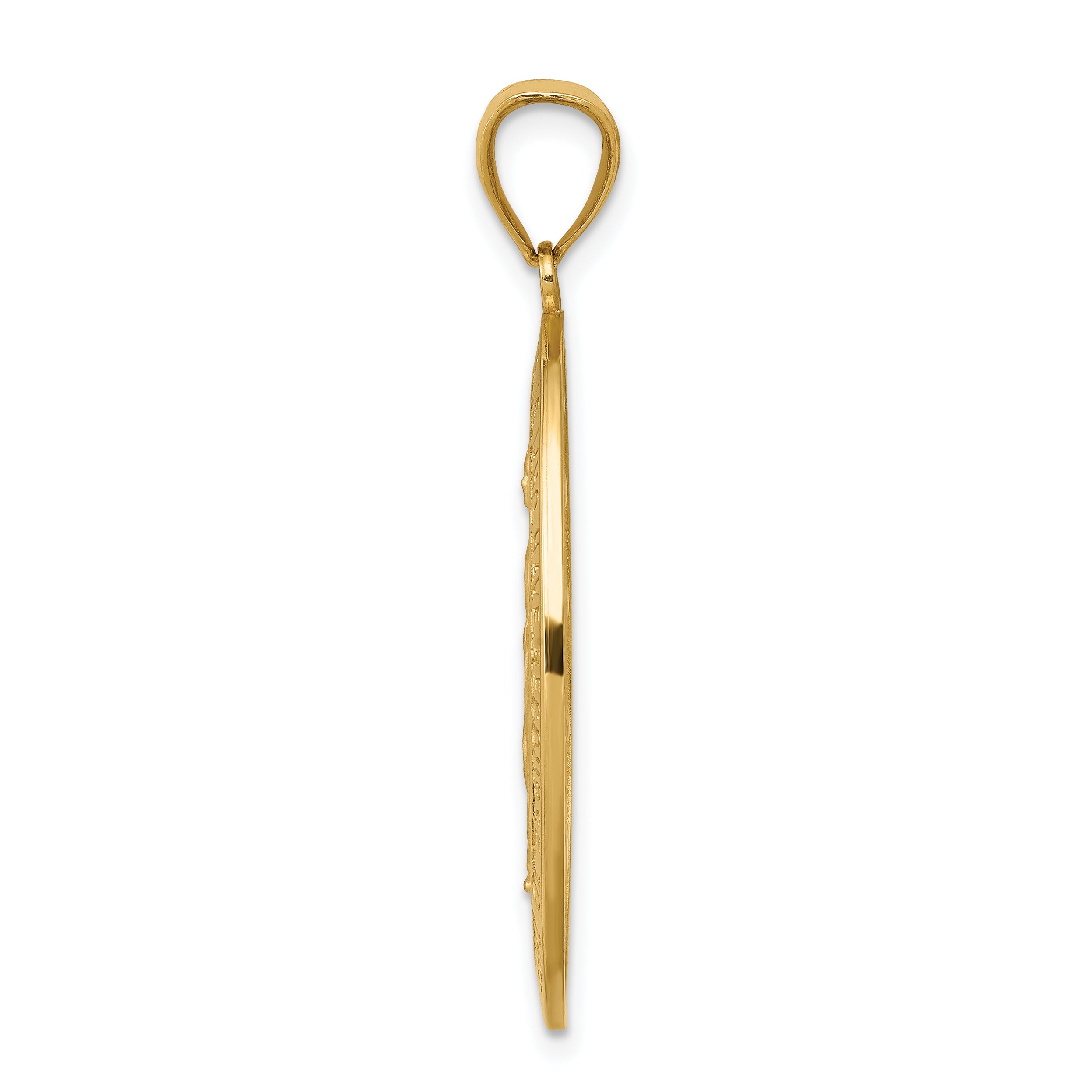 14K Miraculous Medal Pendant Secondary image