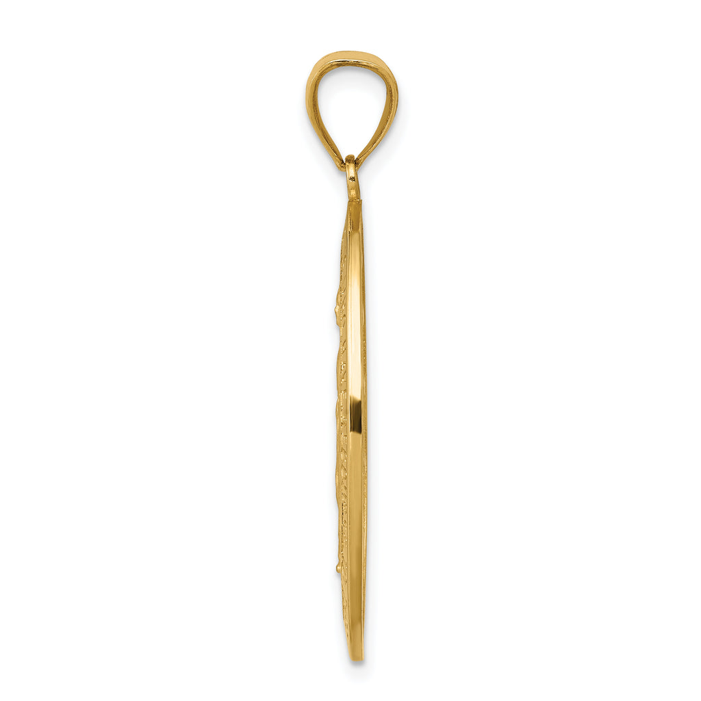 14K Miraculous Medal Pendant
