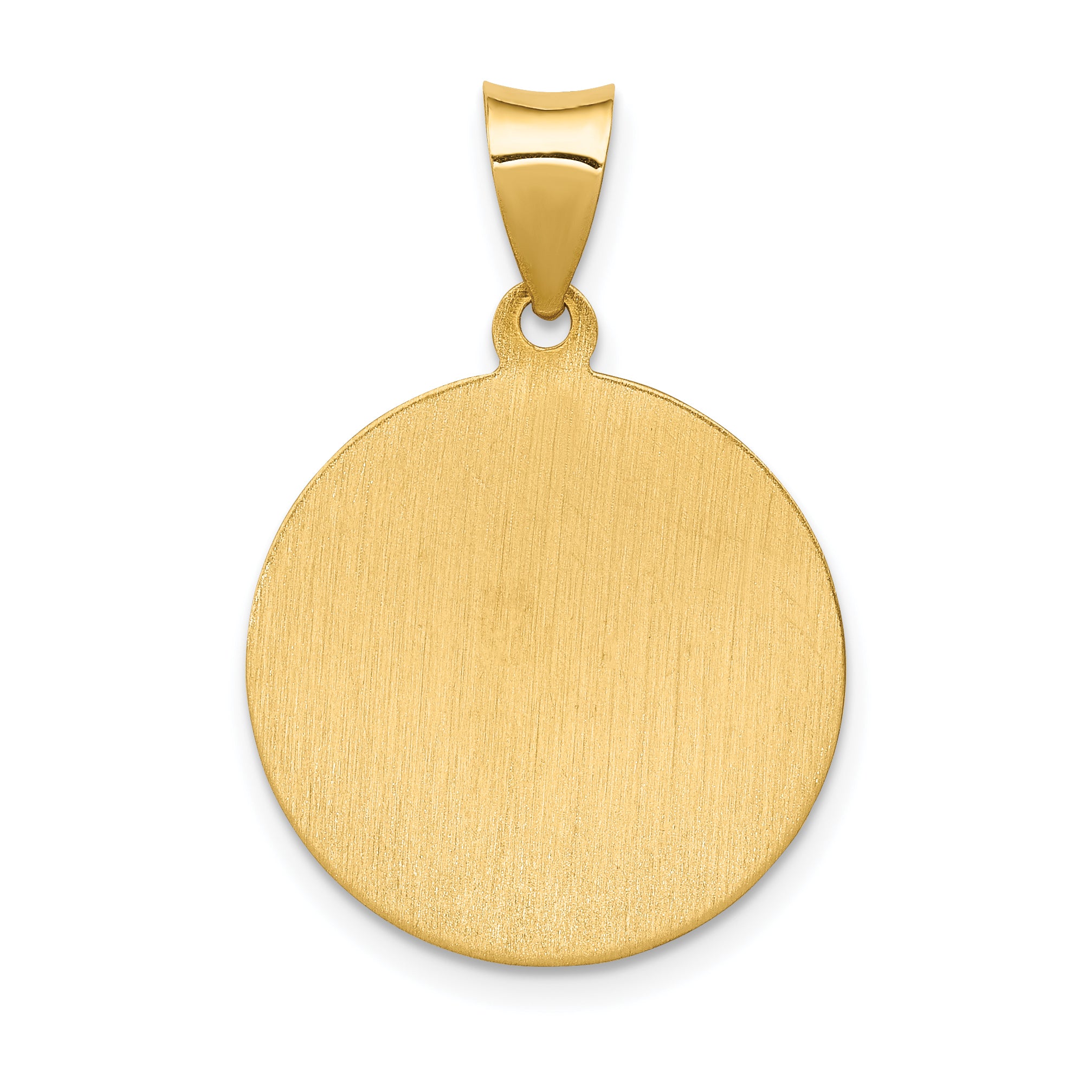 14K Saint Anthony Medal Hollow Pendant