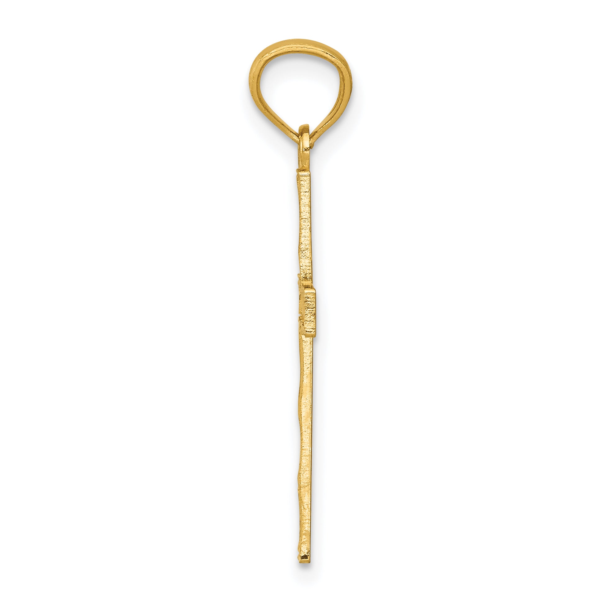 14K Filigree Cross Pendant Secondary image