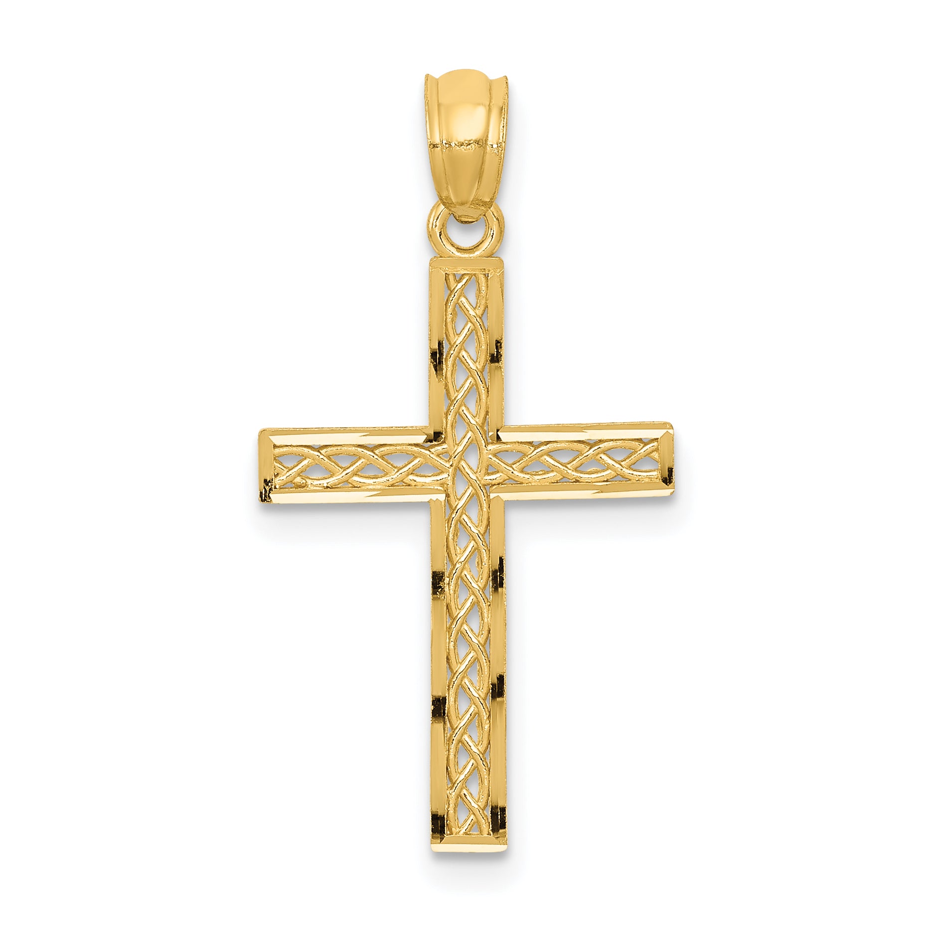 14k Filigree Cross Pendant Main image