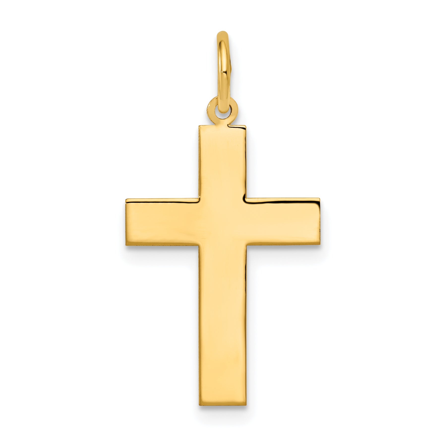 14k Polished Cross Pendant Main image