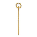 14K Polished Cross Pendant