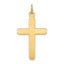 14k Polished Cross Pendant