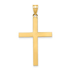 14k Engravable Cross Charm