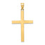14k Engravable Cross Charm