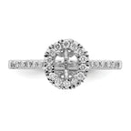 14kw Oval Halo Engagement Lab Grown Diamond VS/SI GH, Complete Ring