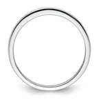 14k White Gold 1/10 carat Diamond Complete Channel-set Wedding Band