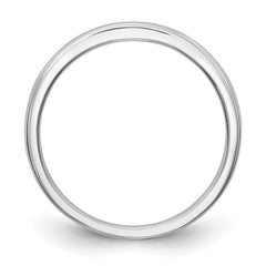 14K White Gold 1/10 carat Diamond Complete Channel-set Wedding Band - 7