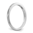 14k White Gold Diamond Wedding Band