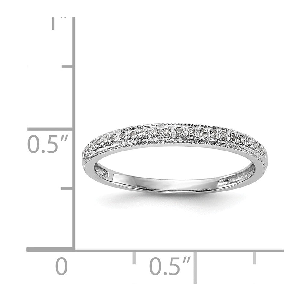 14K White Gold Diamond Set of 2 Wedding Bands