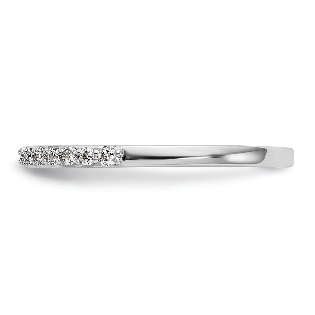 14k White Gold 1/4 carat Diamond Set of 2 Complete Wedding Bands