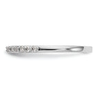 14k White Gold 1/4 carat Diamond Set of 2 Complete Wedding Bands