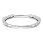 14k White Gold 1/4 carat Diamond Set of 2 Complete Wedding Bands