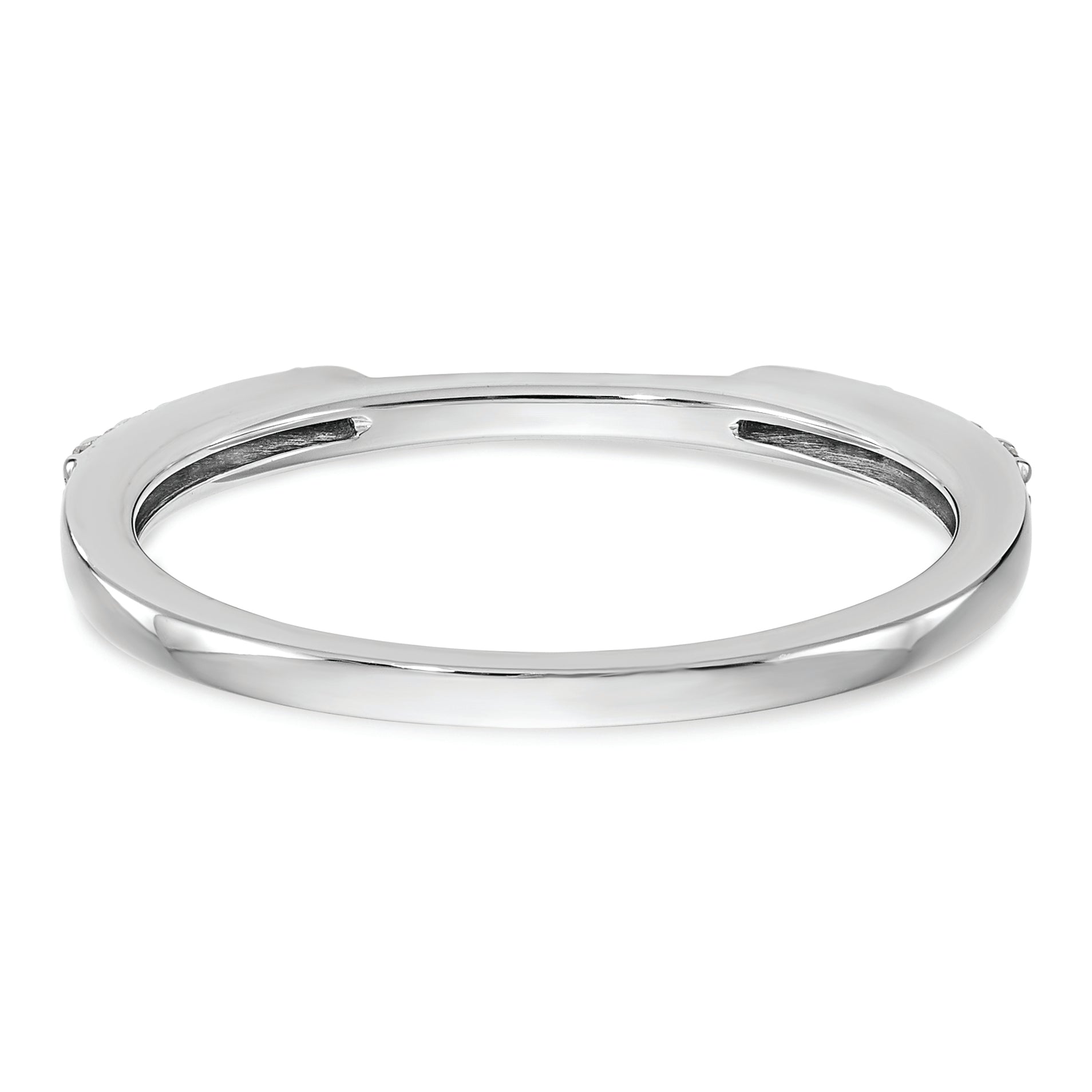 14k White Gold 1/4 carat Diamond Set of 2 Complete Wedding Bands