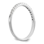 14K White Gold 1/6 carat Diamond Complete Wedding Band