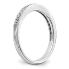 14k White Gold 1/4 carat Diamond Set of 2 Complete Wedding Bands