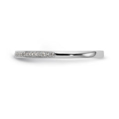 14K White Gold 1/6 carat Diamond Set of 2 Complete Wedding Bands
