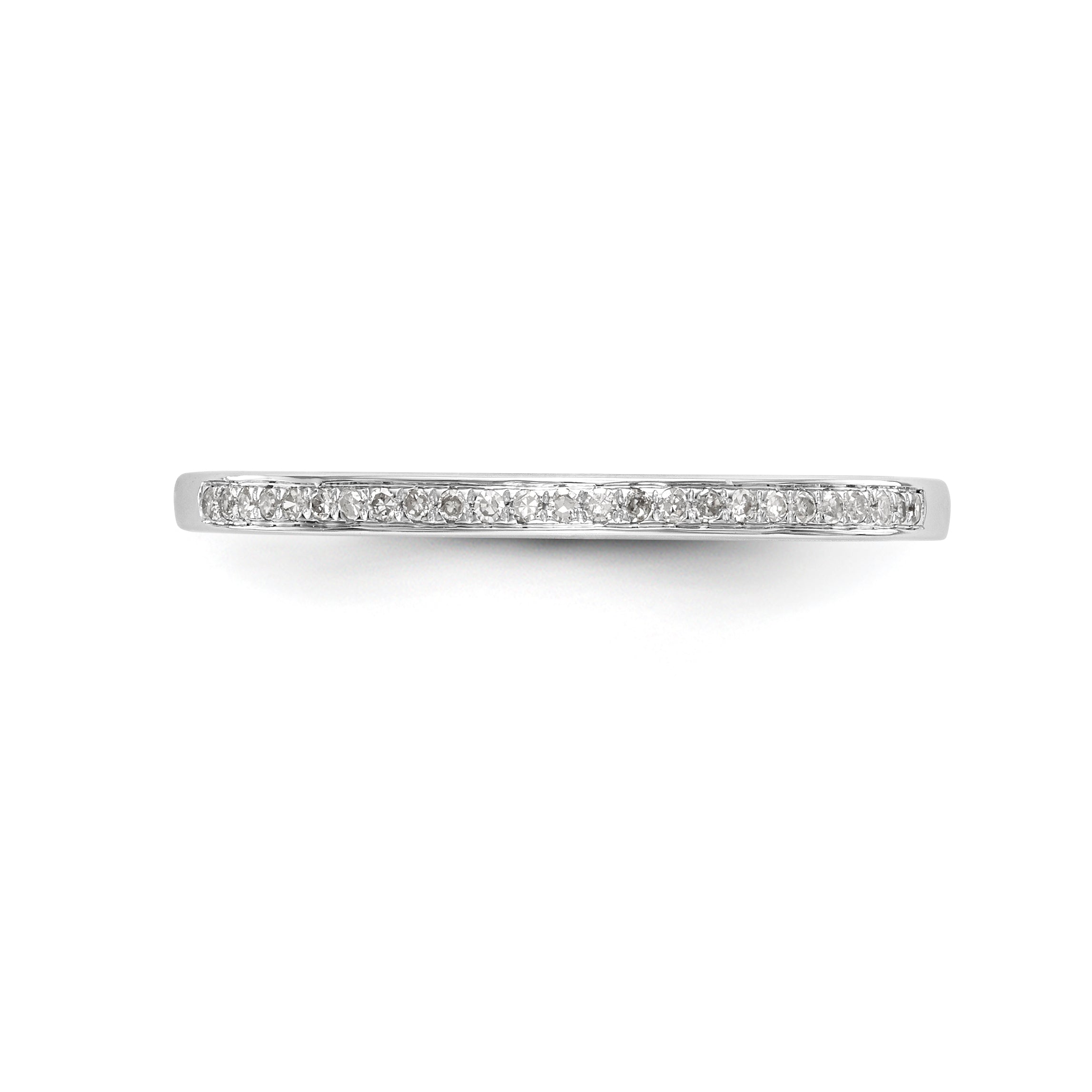 14K White Gold 1/6 carat Diamond Set of 2 Complete Wedding Bands