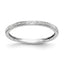 14K White Gold 1/6 carat Diamond Set of 2 Complete Wedding Bands