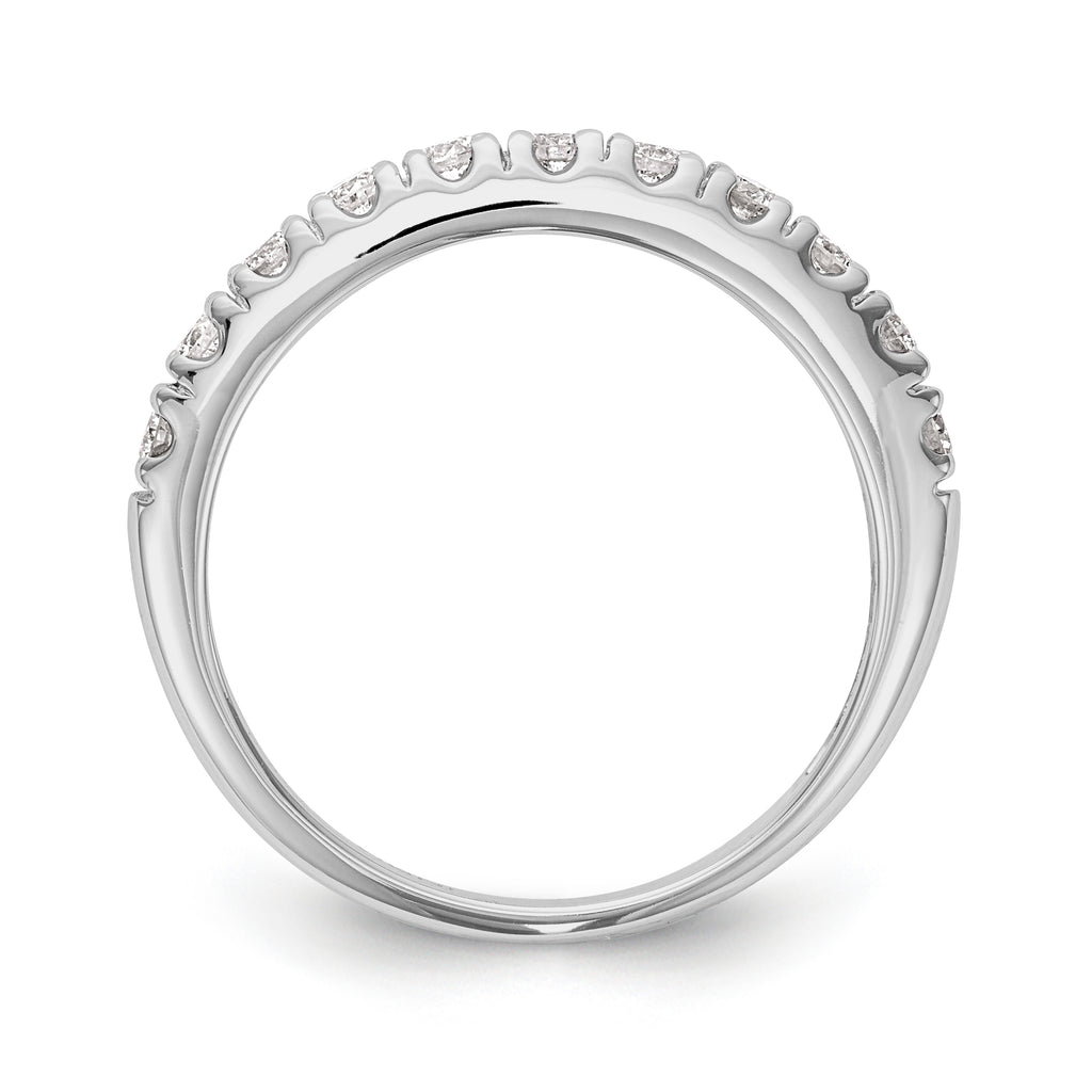 14K White Gold 1/3 carat Diamond Complete Wedding Band
