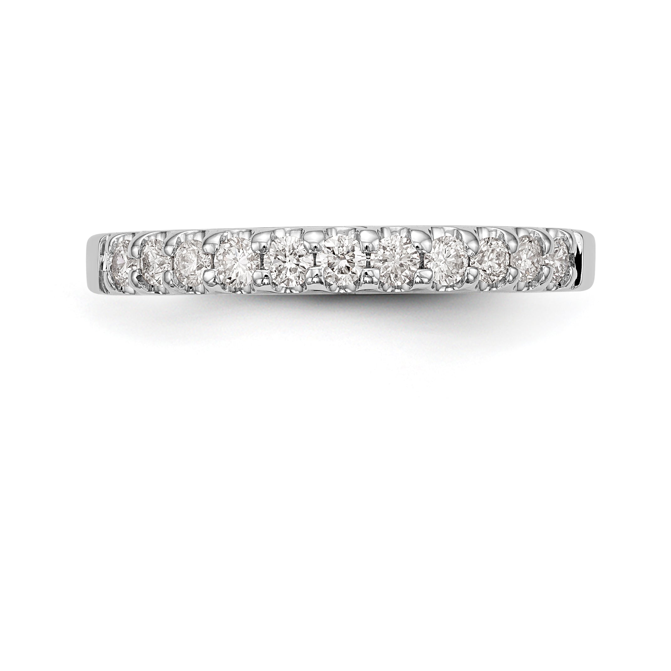 14K White Gold 1/3 carat Diamond Complete Wedding Band