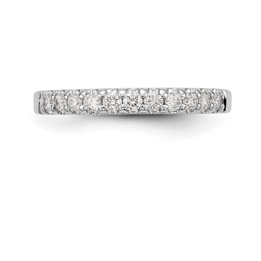 14K White Gold 1/3 carat Diamond Complete Wedding Band
