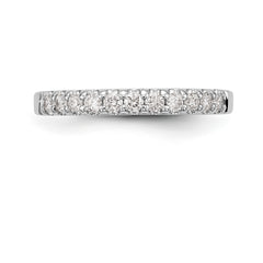 14K White Gold 1/3 carat Diamond Complete Wedding Band