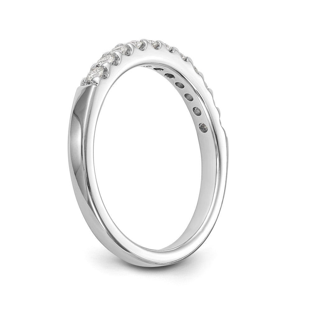 14K White Gold 1/3 carat Diamond Complete Wedding Band