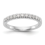 14K White Gold 1/3 carat Diamond Complete Wedding Band