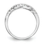 14K White Gold 1/3 carat Diamond Complete Wedding Band