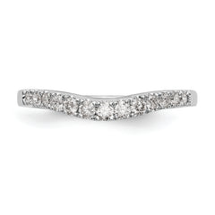 14K White Gold 1/3 carat Diamond Complete Wedding Band