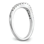 14K White Gold 1/3 carat Diamond Complete Wedding Band