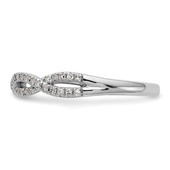 14K White Gold Wedding Band - 7