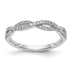 14K White Gold Wedding Band - 7