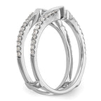 14K White Gold 1/3 carat Diamond Complete Ring Guard