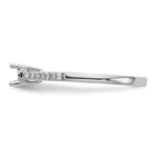First Promise 14k White Gold 1/5 carat Round Diamond Complete Promise/Engagement Ring