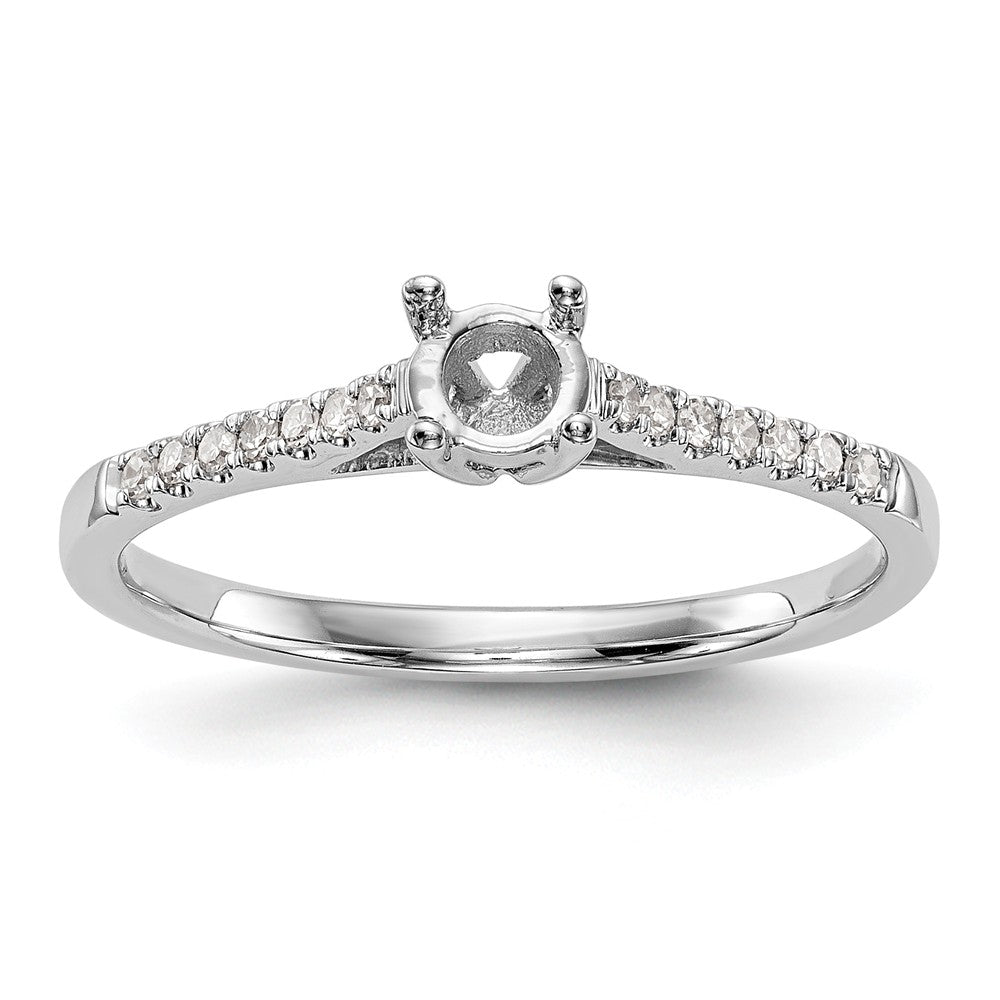 14K White Gold Complete Diamond Promise/Engagement Ring
