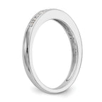 14K White Gold 1/8 carat Complete Diamond Band