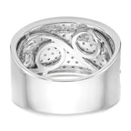 14K White Gold Micro Pave 1 carat Complete Diamond Band